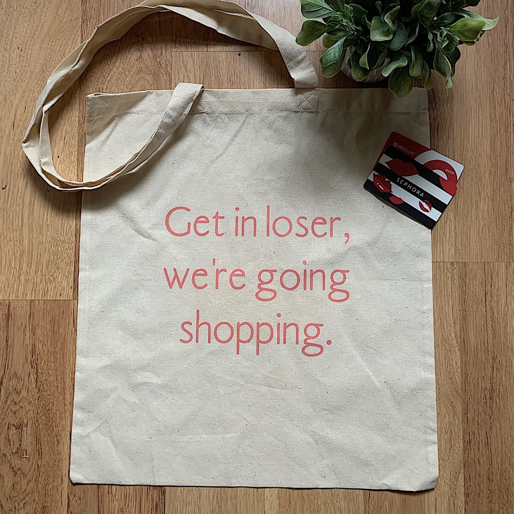 “Get in loser” reusable shopping bag